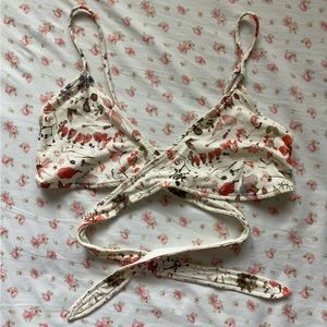 beautiful wrap y2k bikini top